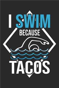 I Swim Because Tacos