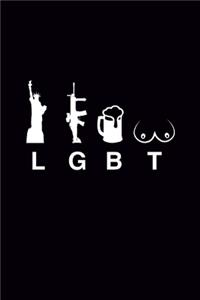 L G B T