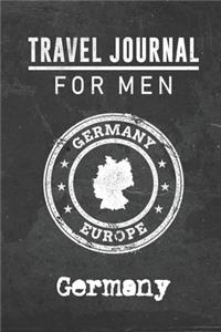 Travel Journal for Men Germany