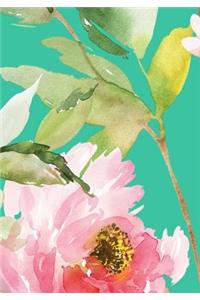 Peonies Sketchbook 7 x 10