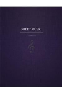 Sheet Music for Composition