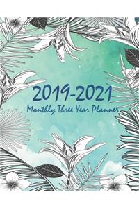 2019-2021 Monthly Three Year Planner