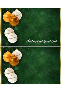 Christmas Card Record Book
