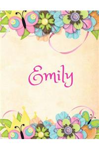 Emily: Personalized Name Journal Composition Notebook