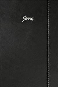 Jerry: Blank Cookbook Recipes & Notes Featuring 120 Pages 6x9 Simulated Leather Cover