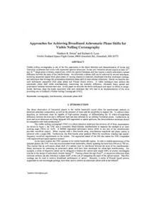 Approaches for Achieving Broadband Achromatic Phase Shifts for Visible Nulling Coronagraphy