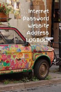 Internet Password Website Address Logbook