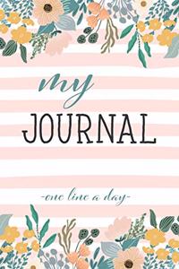 My Journal One Line a Day