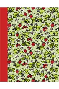 Sketchbook: Ladybugs (Red) 8x10 - Blank Journal with No Lines - Journal Notebook with Unlined Pages for Drawing and Writing on Blank Paper