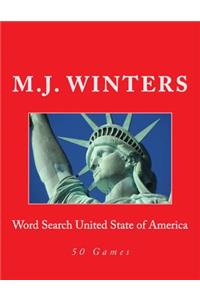 Word Search United States of America