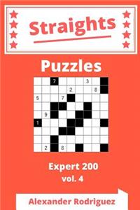 Straights Puzzles - Expert 200 vol. 4