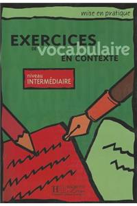Exercices de vocabulaire en contexte
