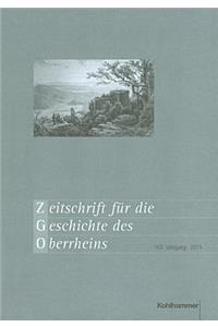 Zeitschrift Fur Die Geschichte Des Oberrheins