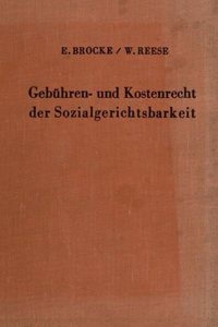 Gebuhren Und Kostenrecht Der Sozialgerichtsbarkeit