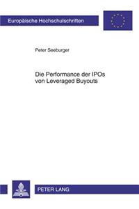 Die Performance Der IPOs Von Leveraged Buyouts
