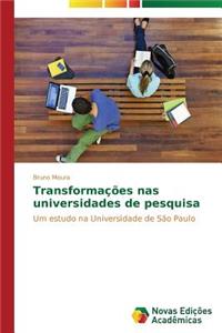Transformações nas universidades de pesquisa
