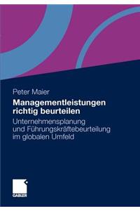 Managementleistungen richtig beurteilen