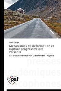 Mécanismes de Déformation Et Rupture Progressive Des Versants