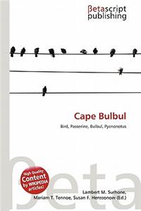 Cape Bulbul