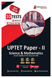 UPTET Paper 2 Science and Mathematics Book 2023 (English Edition) - 7 Mock Tests and 3 Previous Year Papers (1500 Solved Questions) with Free Access to Online Tests