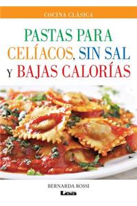 Pastas para celíacos, sin sal y bajas calorías