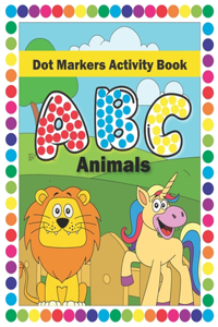 Dot Markers Activity Book ABC animals