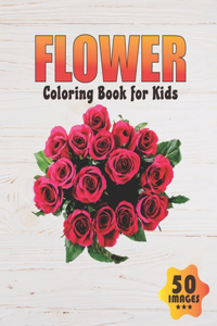 Flower Coloring Book for Kids