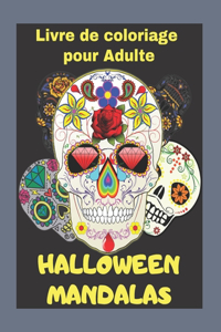 Livre de coloriage pour Adulte -HALLOWEEN MANDALAS