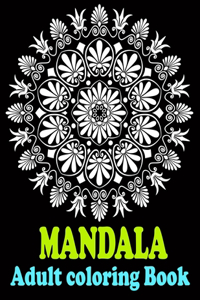 Mandala adult coloring book