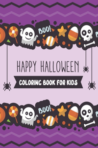 Happy Halloween coloring book for Kids