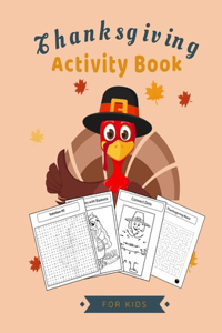 Thanksgiving Activity Book For Kids