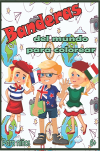 Banderas del mundo para colorear