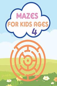 Mazes For Kids Ages 4