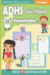 ADHS kinder Hilfsmittel Konzentration
