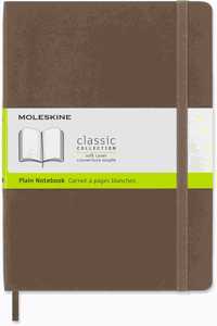 Moleskine Earth Brown Notebook Large Plain Soft