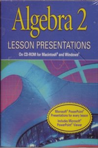 Lesson Presentations on CD-R Alg 2 2001