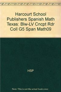 Harcourt School Publishers Spanish Math Texas