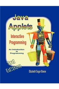 Java Applets 3rd Edition (B&w)