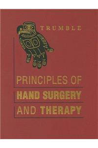 Principles of Hand Surgery and Therapy