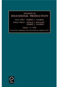 Evaluation Research for Educational Productivity
