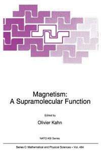 Magnetism: A Supramolecular Function