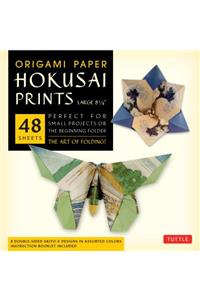 Origami Paper - Hokusai Prints - Large 8 1/4 - 48 Sheets