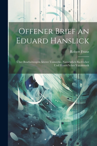 Offener Brief an Eduard Hanslick