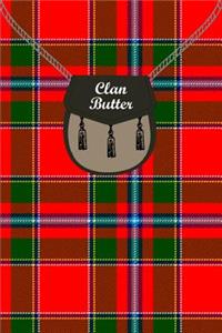 Clan Butter Tartan Journal/Notebook