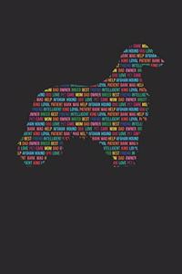 Afghan Hound Notebook 'Word Cloud' - Gift for Afghan Hound Lovers - Afghan Hound Journal