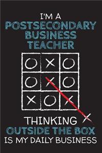 I'm a POSTSECONDARY BUSINESS TEACHER