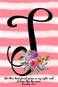 Monogram T Notebook