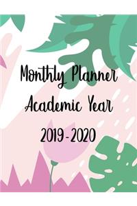 Monthly Planner Academic Year 2019-2020