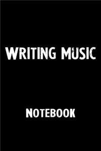 Writing Music Notebook