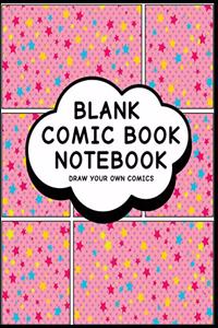 Blank Comic Book Notebook